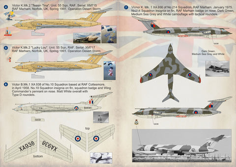 Print Scale 72-187 1/72 Handley Page HP.80 Victor In the complete set 2 sheets