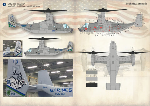 Print Scale 72-204 1/72 Bell-Boeing V-22 Osprey