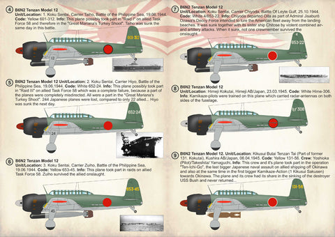 Print Scale 72-212 1/72 Nakajima B6N Tenzan Jill