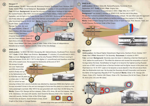 Print Scale 72-220 1/72 Russian Fighter Aces of WW I