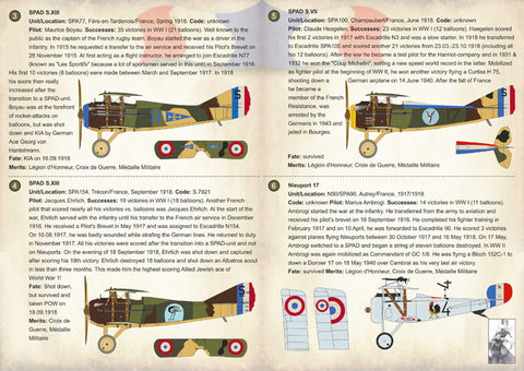 Print Scale 72-225 1/72 Balloon-Busting Aces of WW I Part 2 France