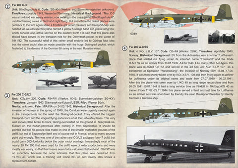 Print Scale 72-250 1/72 Focke-Wulf FW 200 CONDOR Part 2 In the complete set 2 sheets