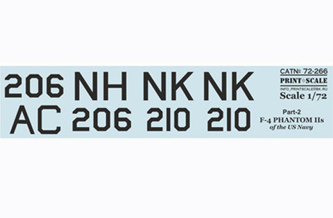 Print Scale 72-266 1/72 Phantom F-4 NAVY Part 2