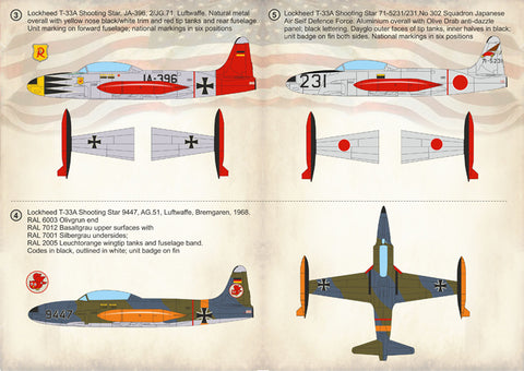 Print Scale 72-270 1/72 Lockheed T-33A Shooting Star Part 3