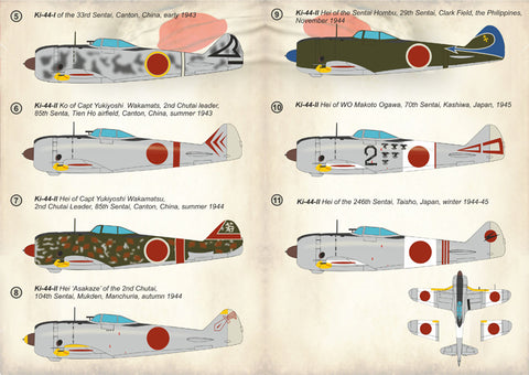 Print Scale 72-274 1/72 Nakajima Ki-44 Tojo Part 1