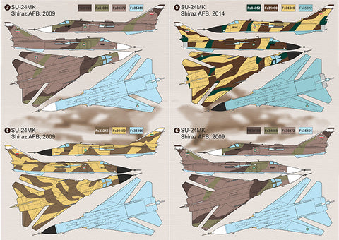 Print Scale 72-281 1/72 Su-24 in Iranian service