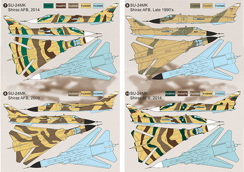 Print Scale 72-281 1/72 Su-24 in Iranian service