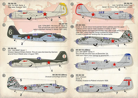 Print Scale 72-293 1/72 Tupolev SB-2 "Katushka" Part 2