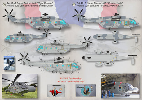 Print Scale 72-314 1/72 Aerospatiale SA.321 Super Frelon Part 2