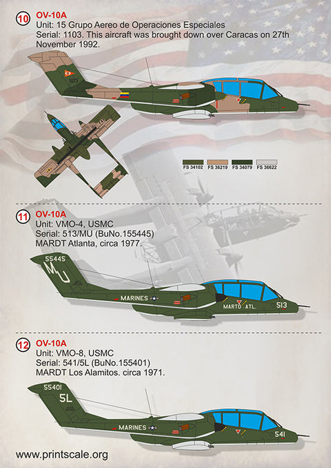 Print Scale 72-317 1/72 OV-10 Bronco