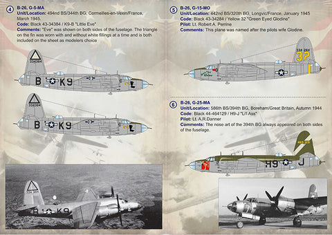 Print Scale 72-321 1/72 Martin Marauder B-26F/G 72-321 Scale 1/72 In the complete set 1,5 sheets