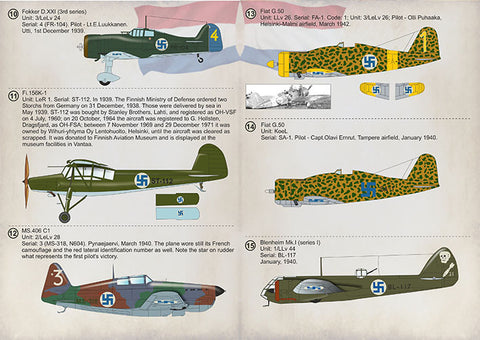 Print Scale 72-332 1/72 Finnish Air Force in the Winter war