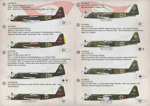 Print Scale 72-341 1/72 Arado Ar 234 Blitz 72-341 Scale 1/72