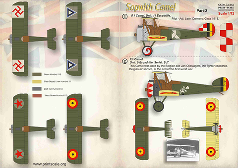 Print Scale 72-342 1/72 Sopwich Camel  Part 2