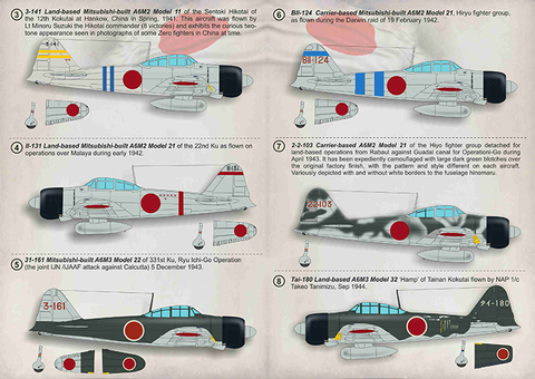 Print Scale 72-344 1/72 Nakajima A6M2- A6M3 "Zero" Part 2