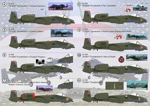 Print Scale 72-347 1/72 A-10 Thunderbolt ll Desert Storm  Part 3