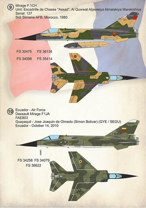 Print Scale 72-373 1/72 Dassault Mirage F.1 Part 1
