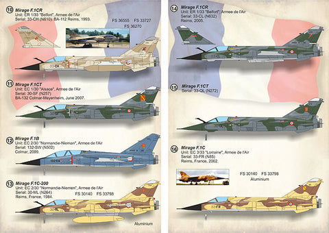 Print Scale 72-397 1/72 Mirage F.1CG Part 2