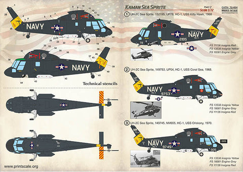 Print Scale 72-404 1/72 Kaman Sea Sprite. Part 2
