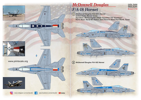 Print Scale 72-434 1/72 F-18 Hornet Part 4
