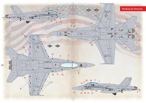 Print Scale 72-434 1/72 F-18 Hornet Part 4