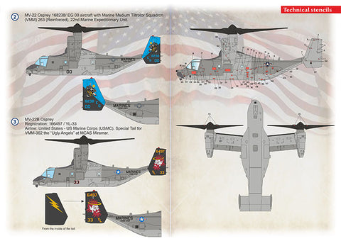 Print Scale 72-439 1/72 MV-22B Osprey