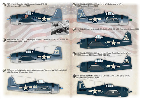 Print Scale 72-452 1/72 Grumman F6F Hellcat 72-452 Scale 1/72