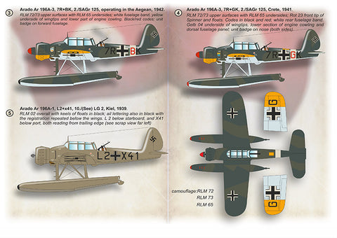 Print Scale 72-461 1/72 Arado Ar 196