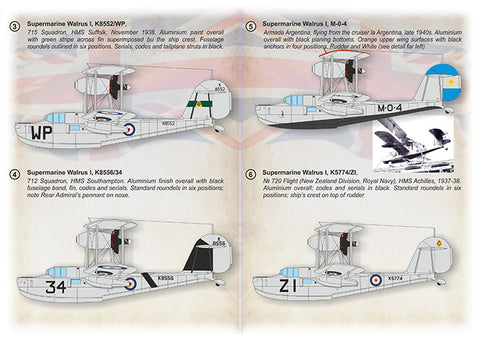 Print Scale 72-484 1/72 Supermarine Walrus