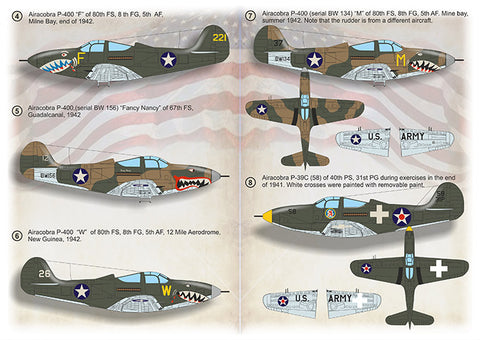 Print Scale 72-485 1/72 Bell P-39 Airacobra 72-485 Scale 1/72