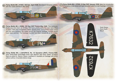 Print Scale 72-489 1/72 Fairey Battle Part 2 72-489 Scale 1/72