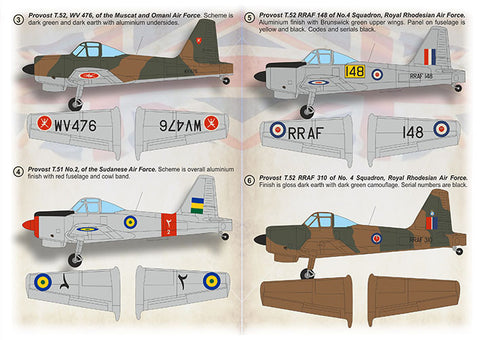 Print Scale 72-491 1/72 Percival Provost T.51/T.52 72-491 Scale 1/72