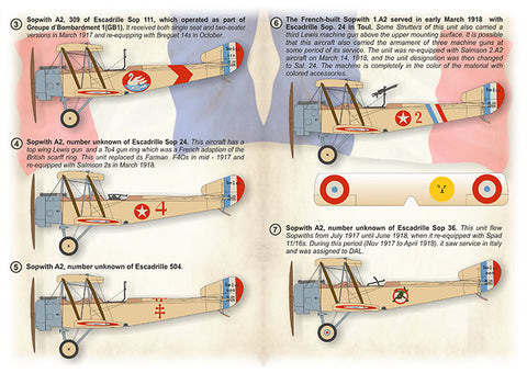 Print Scale 72-501 1/72 French Sopwith 1½ Strutter 72-501 Scale 1/72