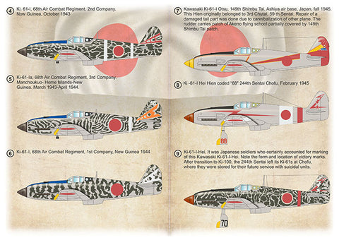 Print Scale 72-509 1/72 Kawasaki Ki-61 Part 2 72-509 Scale 1/72
