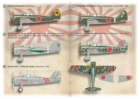 Print Scale 72-521 1/72 Nakajima Ki-27 Nate 72-521 Scale 1/72