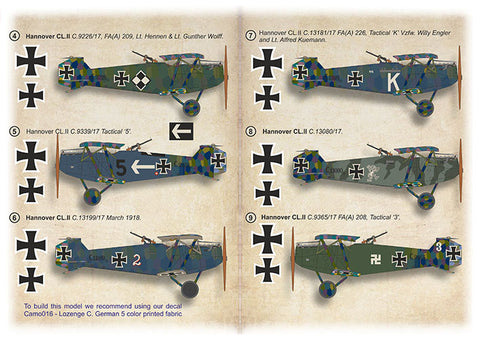 Print Scale 72-526 1/72 Hannover CL.II 72-526 Scale 1/72