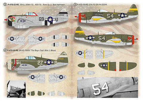 Print Scale 72-527 1/72 P-47 Thunderbolt 72-527 Scale 1/72