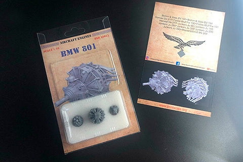 Print Scale PSR48013 1/48 BMW 801 aircraft engine