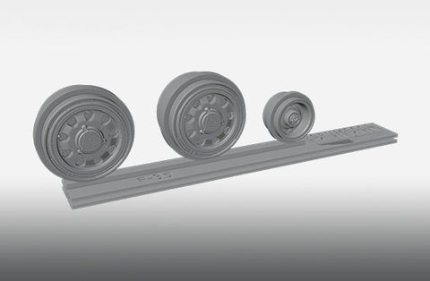 Print Scale PSW48019 1/48 F-35 Lightning II Wheels PSW48019 Scale 1/48