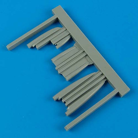 Quick Boost 32 123 1/32 MiG-21MF Fishbed J air scoops(For TRUMPETER)