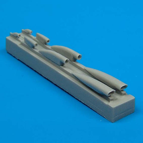 Quick Boost 48 021 1/48 MiG-21MF air cooling scoops(For ACADEMY)