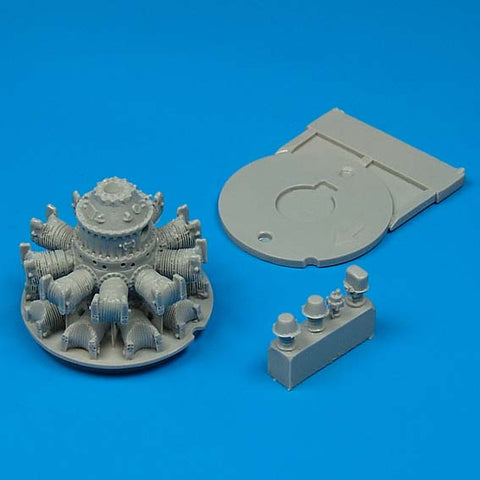Quick Boost 48 026 1/48 F4U-7 Corsair engine(For HASEGAWA)