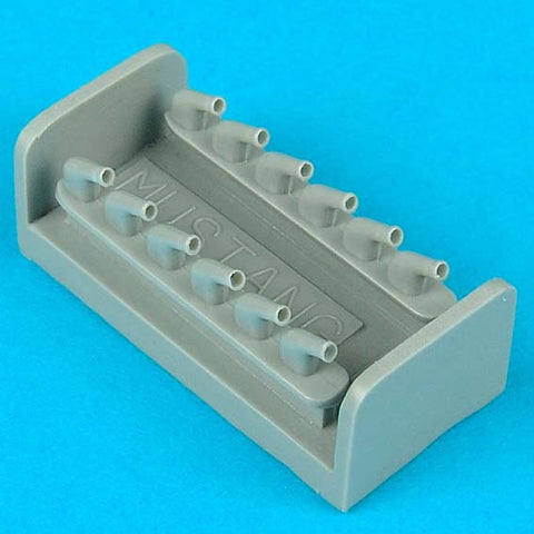 Quick Boost 48 060 1/48 P-51D Mustang exhaust - type B(For TAMIYA)