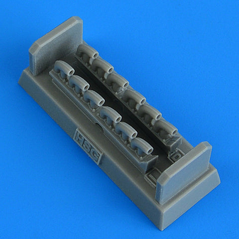 Quick Boost 49 057 1/48 P-39Q/N exhaust(For HASEGAWA)