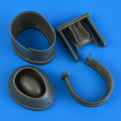 Quick Boost 49 126 1/48 P-47D Thunderbolt cowling & cooling flaps (opened)(For MINIART)
