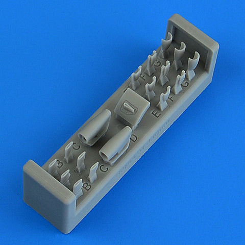 Quick Boost 49 170 1/48 Sepecat Jaguar GR.1/GR.1a air Scoops and Fuel Dumpers(For AIRFIX)