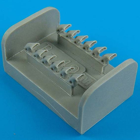 Quick Boost 72 096 1/72 P-40M/N exhaust(For ACADEMY)