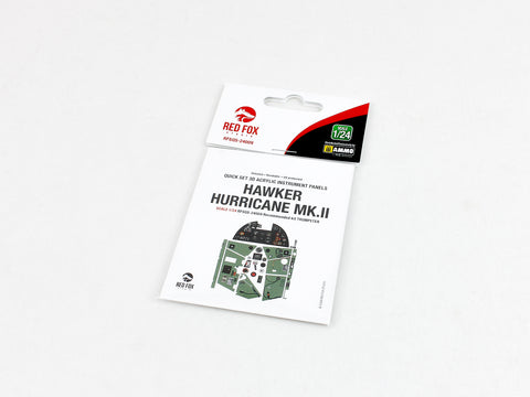 Red Fox Stadio RFSQS-24009 1/24 Hawker Hurricane Mk.II (For Trumpeter)