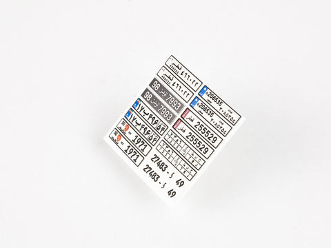 Red Fox Stadio RFSQS-24021 1/24 Arabic License Plates vol.01 (For Universal )
