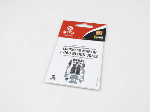 Red Fox Stadio RFSQS-32063 1/32 F-16C Block 30/32 (For Tamiya)